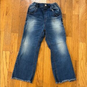 Tambere bootcut denim pants with elastic waist size 8 years